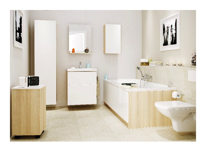 Elegancka, spójna i uporządkowana, łazienka